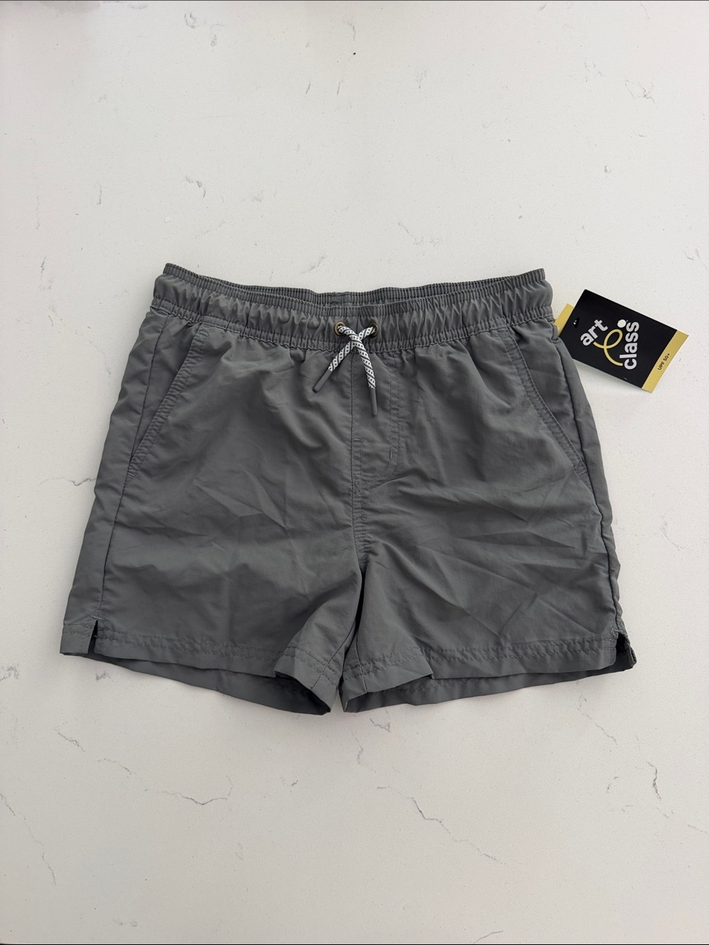 art class Charcoal Drawstring Swim Shorts